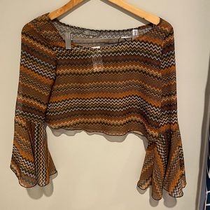 LF cropped long sleeve Size M